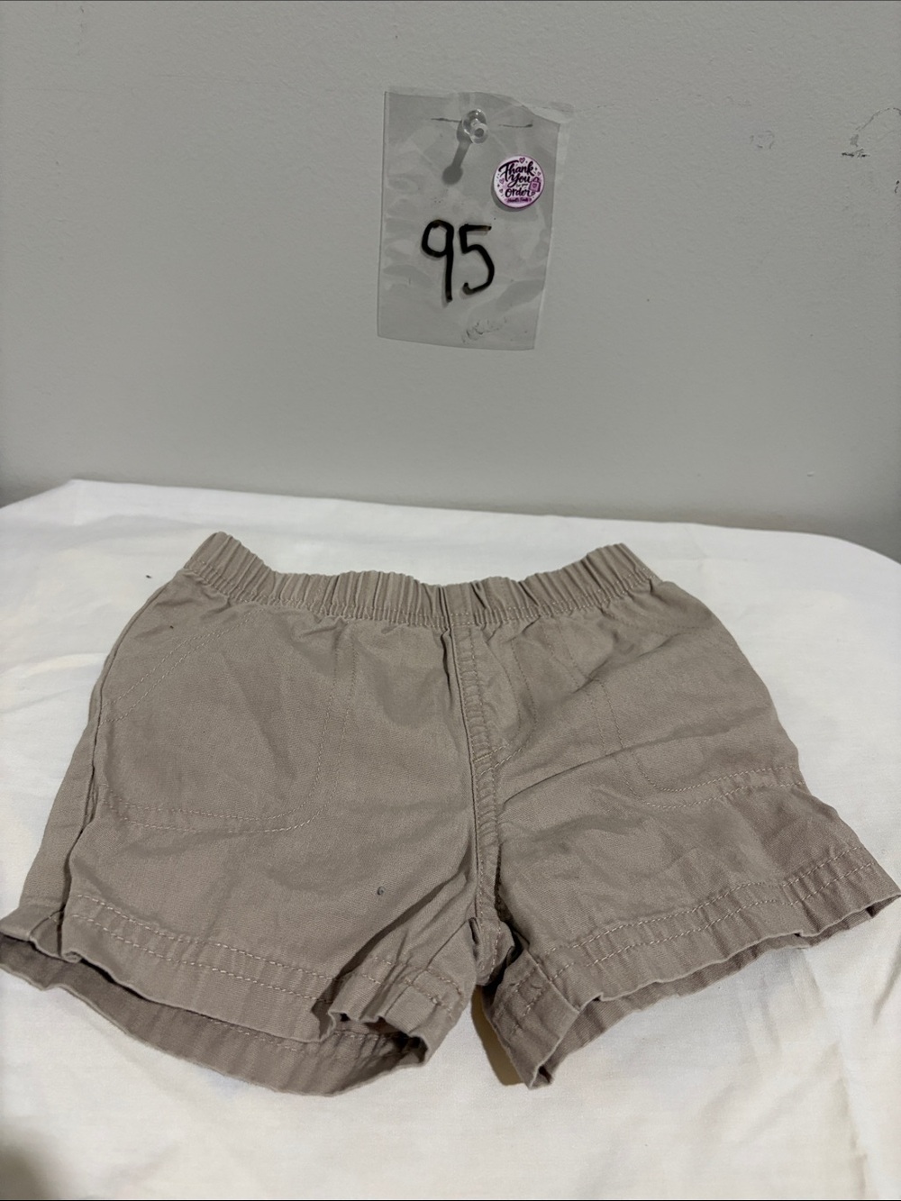 Cartier Beige Elastic-Waist Bermuda Shorts